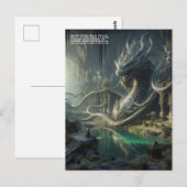 Dragon Postkarte (Vorne/Hinten)