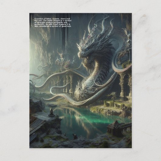 Dragon Postkarte (Vorderseite)