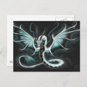 Dragon Postkarte (Vorne/Hinten)