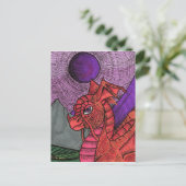 Dragon Postkarte (Stehend Vorderseite)