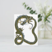 dragon postkarte (Stehend Vorderseite)