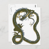 dragon postkarte (Vorne/Hinten)