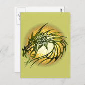 DRAGON POSTKARTE (Vorne/Hinten)