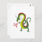 DRAGON POSTKARTE (Vorne/Hinten)