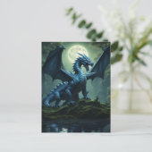 Dragon Postkarte (Stehend Vorderseite)