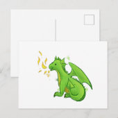 Dragon Postkarte (Vorne/Hinten)