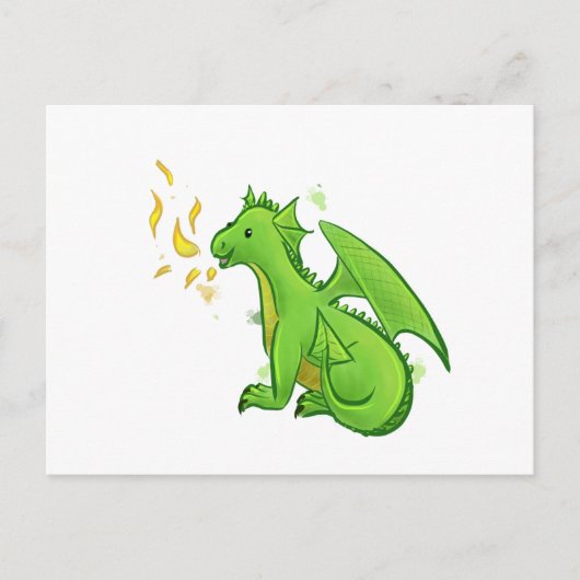 Dragon Postkarte (Vorderseite)