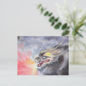 DRAGON POSTKARTE (Stehend Vorderseite)