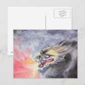 DRAGON POSTKARTE (Vorne/Hinten)