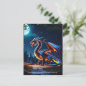 Dragon Postkarte (Stehend Vorderseite)