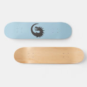 DRAGON POWDER BLUE Skateboard (Horizontal)