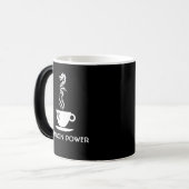 Dragon Power individuell anpassbar lustig schwarz Verwandlungstasse (Vorderseite Links)