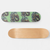 Dragon Pre-Built Complete Green Skateboard (Horizontal)