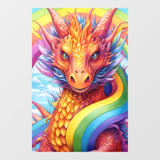Dragon Pride Fensteraufkleber (Blatt)
