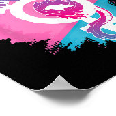 Dragon Pride Genderfluid Lgbt und Transpride Poster (Ecke)