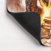 Dragon Princess Fantasy Art Mousepad (Ecke)