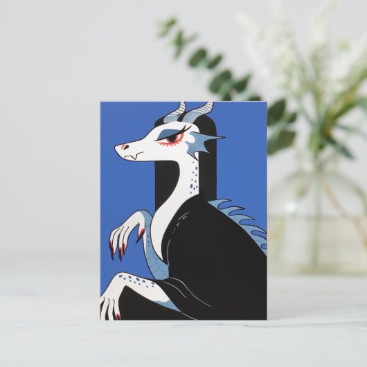 Dragon Princess Postkarte (Stehend Vorderseite)