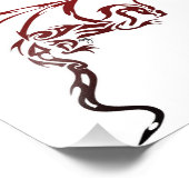 Dragon Print Fotodruck (Ecke)
