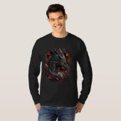Dragon print T-Shirt (Vorne ganz)