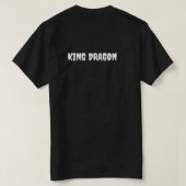Dragon Printed T - Shirt (Design Rückseite)