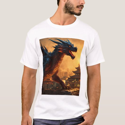 Dragon Printed Tshirt (Vorderseite)