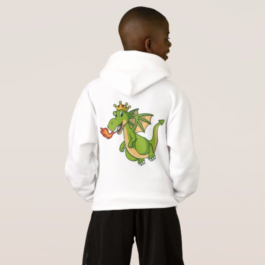 Dragon Pullover Hoodies (Schwarz voll)