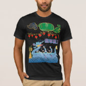 Dragon Pulse Festival schwarz T-Shirt (Vorderseite)
