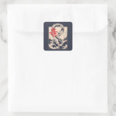 Dragon Quadratischer Aufkleber (Tasche)