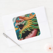 Dragon Quadratischer Aufkleber (Umschlag)