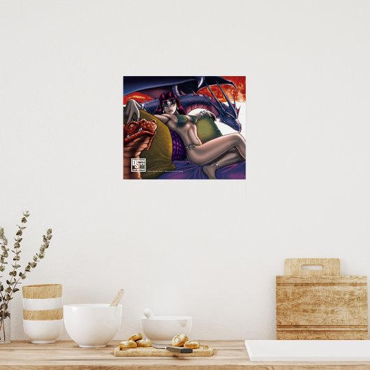 Dragon Queen Poster (Küche)
