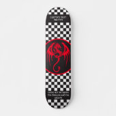 Dragon & Quote im keltischen Stil Skateboard (Vorne)