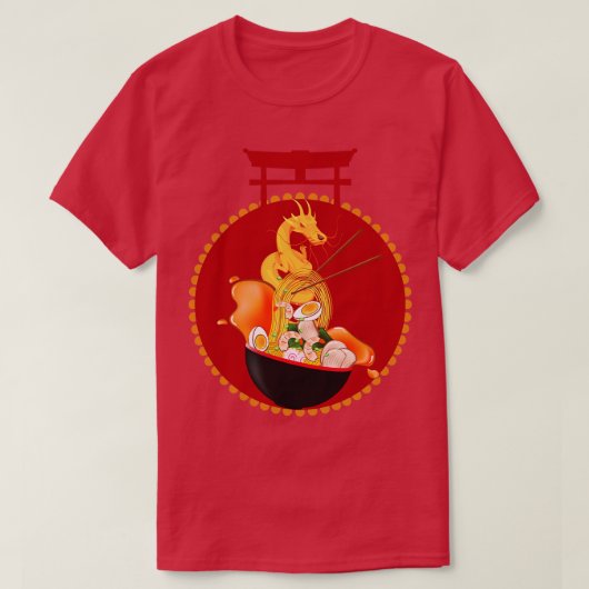 Dragon Ramen Bowl T-Shirt (Design vorne)