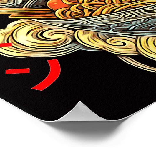 Dragon Ramen Poster (Ecke)