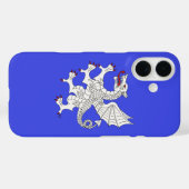 Dragon Rampant Argent Case-Mate iPhone Hülle (Rückseite (Horizontal))