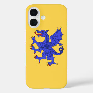 Dragon Rampant Azure iPhone 16 Hülle
