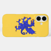 Dragon Rampant Azure Case-Mate iPhone Hülle (Rückseite (Horizontal))