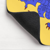 Dragon Rampant Azure Mousepad (Ecke)