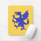 Dragon Rampant Azure Mousepad (Mit Mouse)
