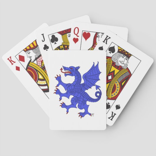 Dragon Rampant Azure Spielkarten (Rückseite)