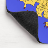 Dragon Rampant (Gold) Mousepad (Ecke)