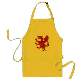 Dragon Rampant Gules Schürze