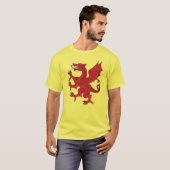Dragon Rampant Gules T-Shirt (Vorne ganz)