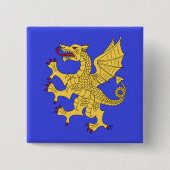 Dragon Rampant oder Button (Vorderseite)