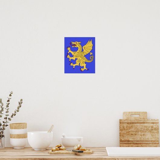 Dragon Rampant oder Poster (Küche)