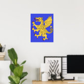 Dragon Rampant oder Poster (Heimbüro)