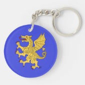 Dragon Rampant oder Schlüsselanhänger (Rückseite)