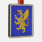 Dragon Rampant oder Silbernes Ornament (Rechts)