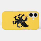 Dragon Rampant Sable Case-Mate iPhone Hülle (Rückseite (Horizontal))