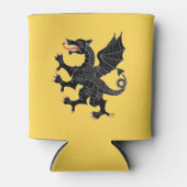 Dragon Rampant Sable Dosenkühler (Vorderseite)