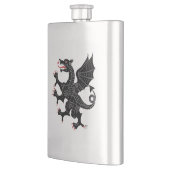 Dragon Rampant Sable Flachmann (Links)